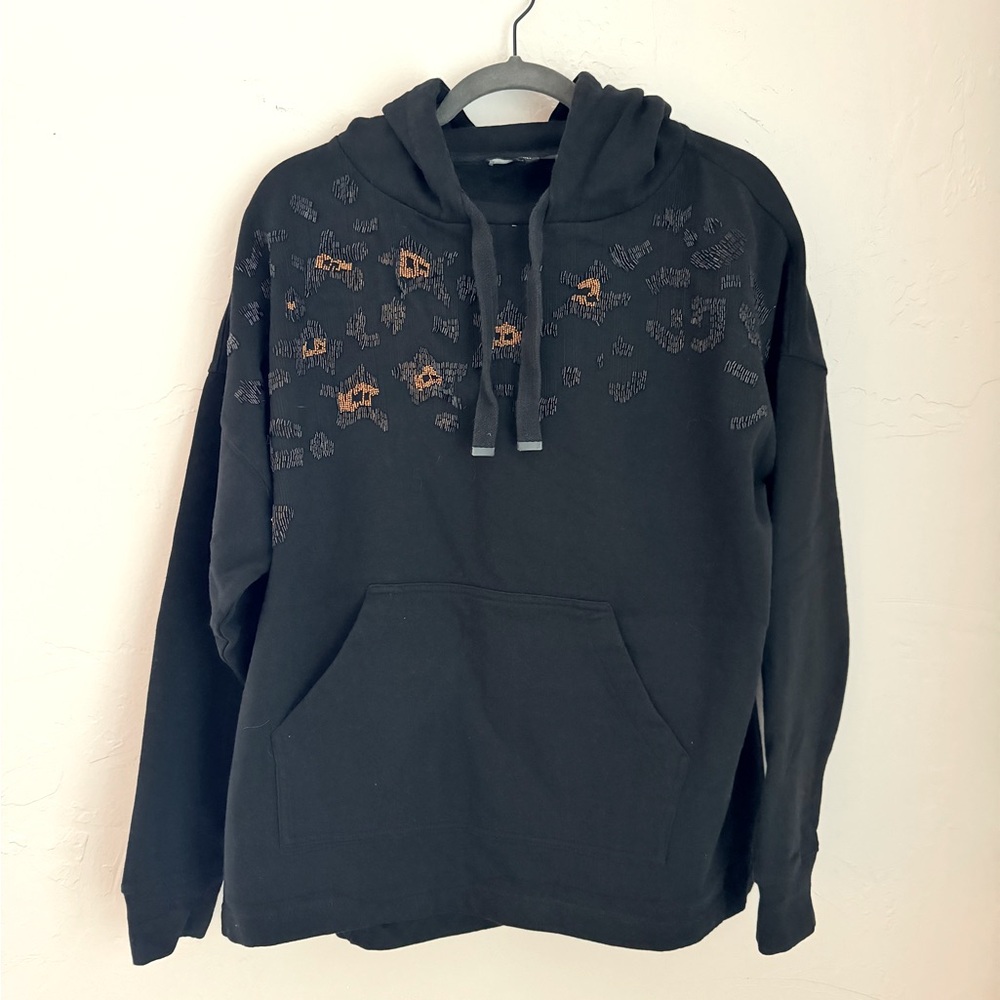 [all saints] beaded hoodie